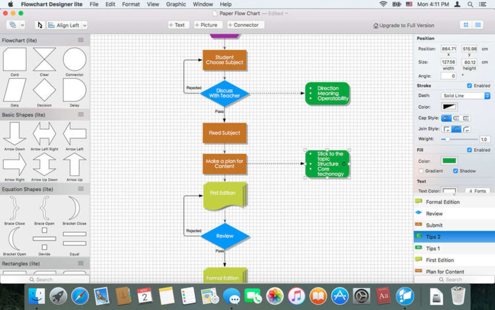 Flowchart For Mac Free Download   Arcadeclever
